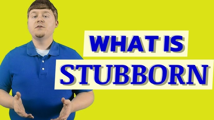 How to pronounce stubborn