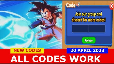 *ALL CODES WORK* [UPD 6] Every Second +1 Ki in DBZ ROBLOX | NEW CODES | 20 APRIL 2023