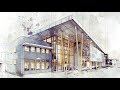 Architecture Art Sketch Photoshop Action Tutorial - Advanced