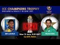 SRI LANKA VS PAKISTAN Live Scorecard, Commentary  | Champions Trophy 2017