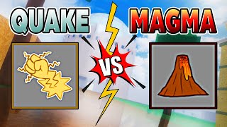 blox fruits magma vs quake｜TikTok Search