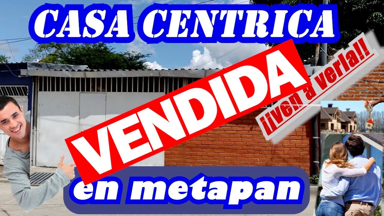 (VENDIDA)Se VENDE casa en Metapán , Santa Ana , El Salvador YouTube