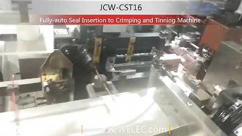 Fully-auto Seal Inerstion to Crimping and Tinning Machine(Model: JCW -CST16)