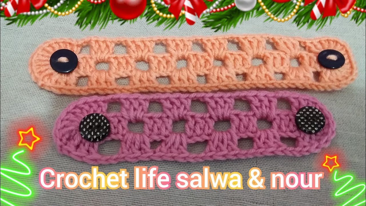 وصلة كمامة كورشيه بغرزة الجراني سهلة وأنيقة- COMO TEJER SALVA OREJAS A CROCHET -  CROCHET SAVES EARS