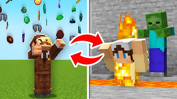 Minecraft Deathswap, But Random Items Rain From the Sky