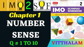 | Class 2 | IMO | SOF | Olympiad | Chapter 1 | Number Sense | Part 1 | Q 1 to 10 | MTG | 2023 - 24 |