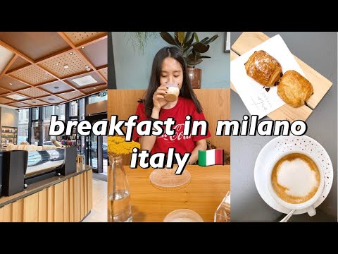 Milano Vlog Italian Breakfast: cafés hopping where you can have breakfast in Milan Italy | Italy