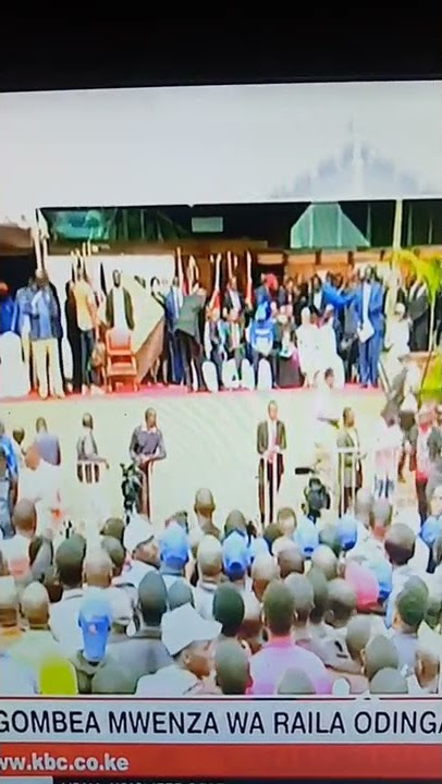 Raila in KICC , atangaza mgombea mwenza