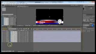 After Effects Tutorial 2: lower 3rd animation