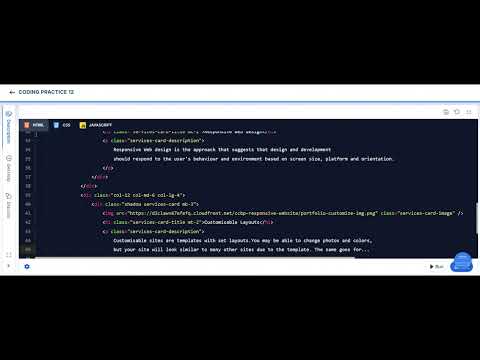 Build Your Own Responsive Website Coding Practice - 12 