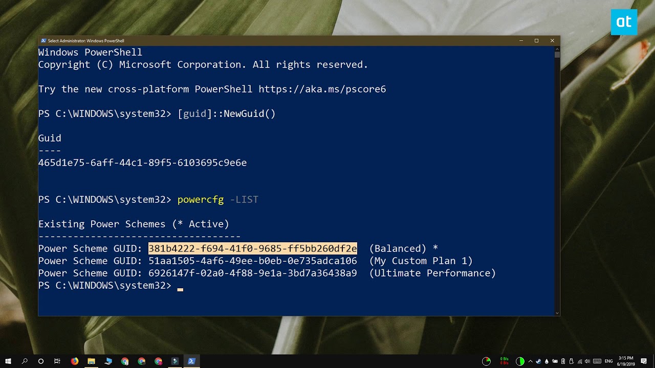 Stor faglært hvis How to generate a GUID with PowerShell on Windows 10