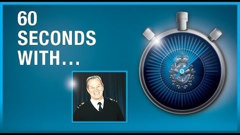 60 Seconds with Commodore Mark Watson, Director General CAF Compensation and Benefits