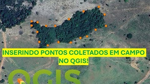 QGis: #7 - Como Inserir no QGis Pontos Coletados em Campo - Arquivos txt e Excel