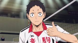 Fukunaga saying “nice toss, boss” (sub)