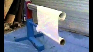 Butt Roll Unwinder, roll stripper for paper, film or plastic and more
