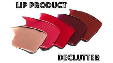 Lip Product Declutter (Part 1)