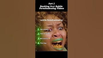 Ranking Best Subtle Foreshadowing Videos Part 2😭#subtleforeshadowing #shorts #ranking #tiktok