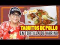 TAQUITOS DE POLLO EN TORTILLA DE HARINA (La Receta) | Doña Rosa Rivera