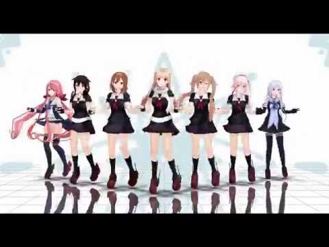 【MMD】[艦これ]白露型7人でもMarine Dreamin' [60fps][改変モデル]