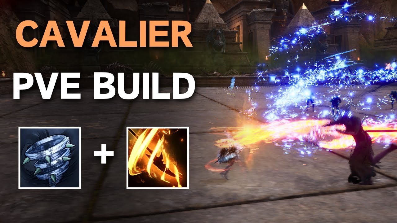 Сборка кавалериста с метательным оружием (копье/арбалет) - Throne and Liberty