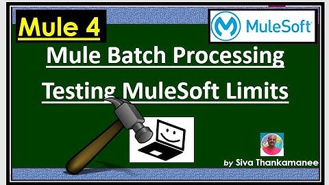 || Mule-4 Batch Processing Use-Case - A Crash Test and Design Principles ||