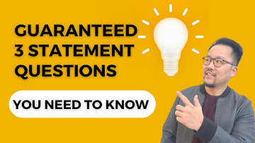 Guaranteed 3 Statement Questions You Need to Know