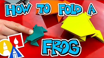 How To Fold An Origami Jumping Frog