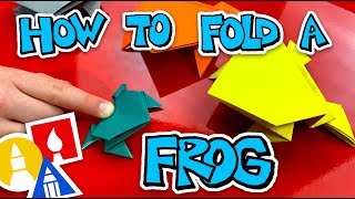 How To Fold An Origami Jumping Frog