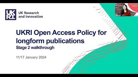 UKRI open access fund for longform publications – Stage 2 demo