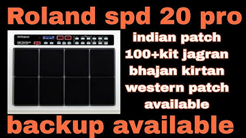 ROLAND SPD 20 PRO | NEW PETTERN  2023 FROFFETIONAL BACKUP AVAILABLE | +100 KIT 6266080037 CONTECT ME