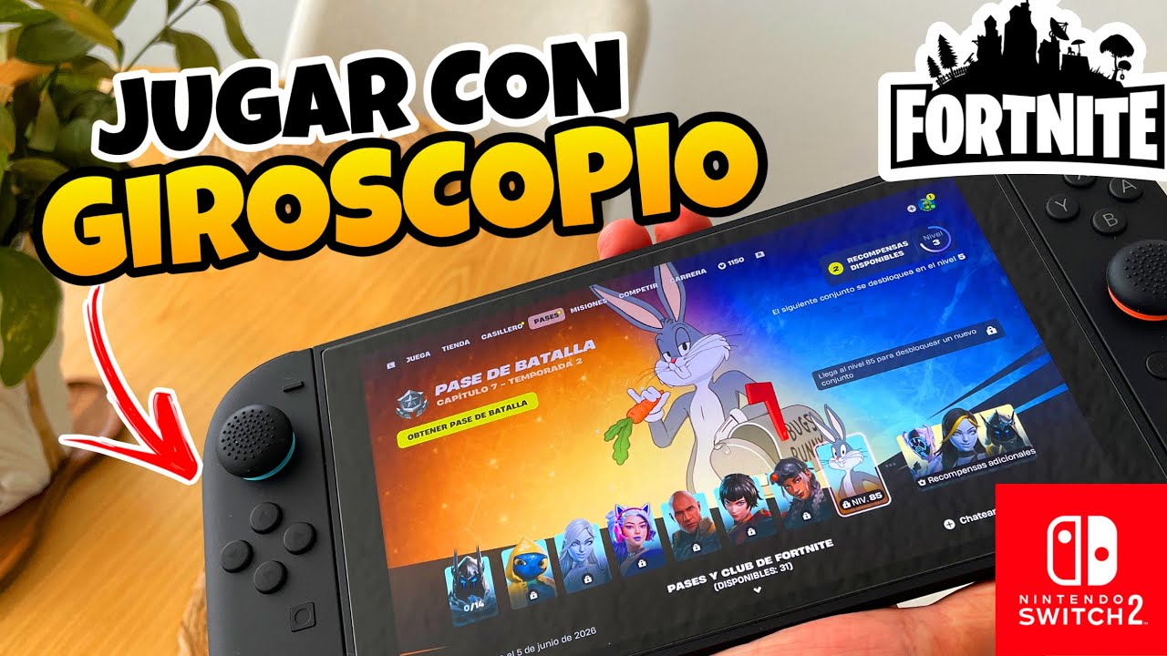 👉 JUGAR FORTNITE en SWITCH 2 con GIROSCOPIO ?? Pregunta 🔥 - YouTube