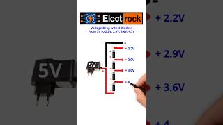 Can 4 Diodes Control Voltage Like This 🔻⚡ From 5V to 2.2V Step by Step!