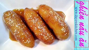 Cách Làm CHUỐI RIM ĐƯỜNG THỐT NỐT Ngọt Lịm By Duyen