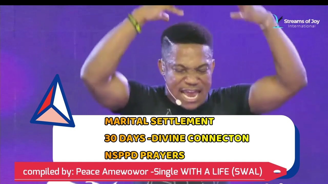30 Days Marital Settlement Prayers (NSPPD-Pastor Jerry Eze)