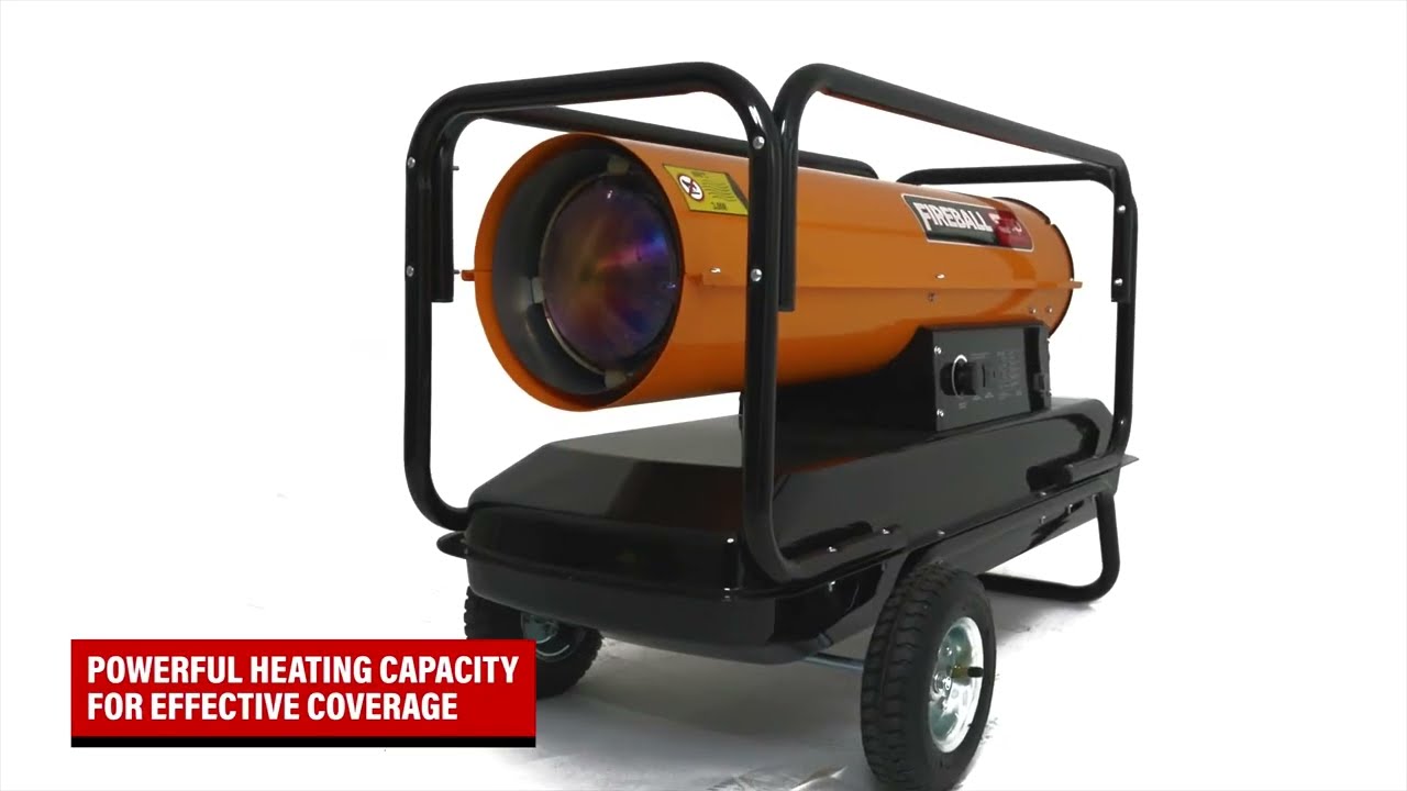 SIP | 09596 FIREBALL XD215 Diesel Paraffin Space Heater - YouTube