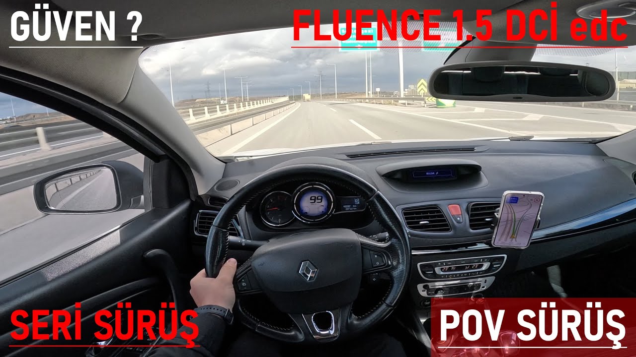 FLUENCE 1.5 DCİ İCON 110 HP EDC | SERİ SÜRÜŞ VE HAKİMİYET | TEŞEKKÜR VİDEOSU | POV |