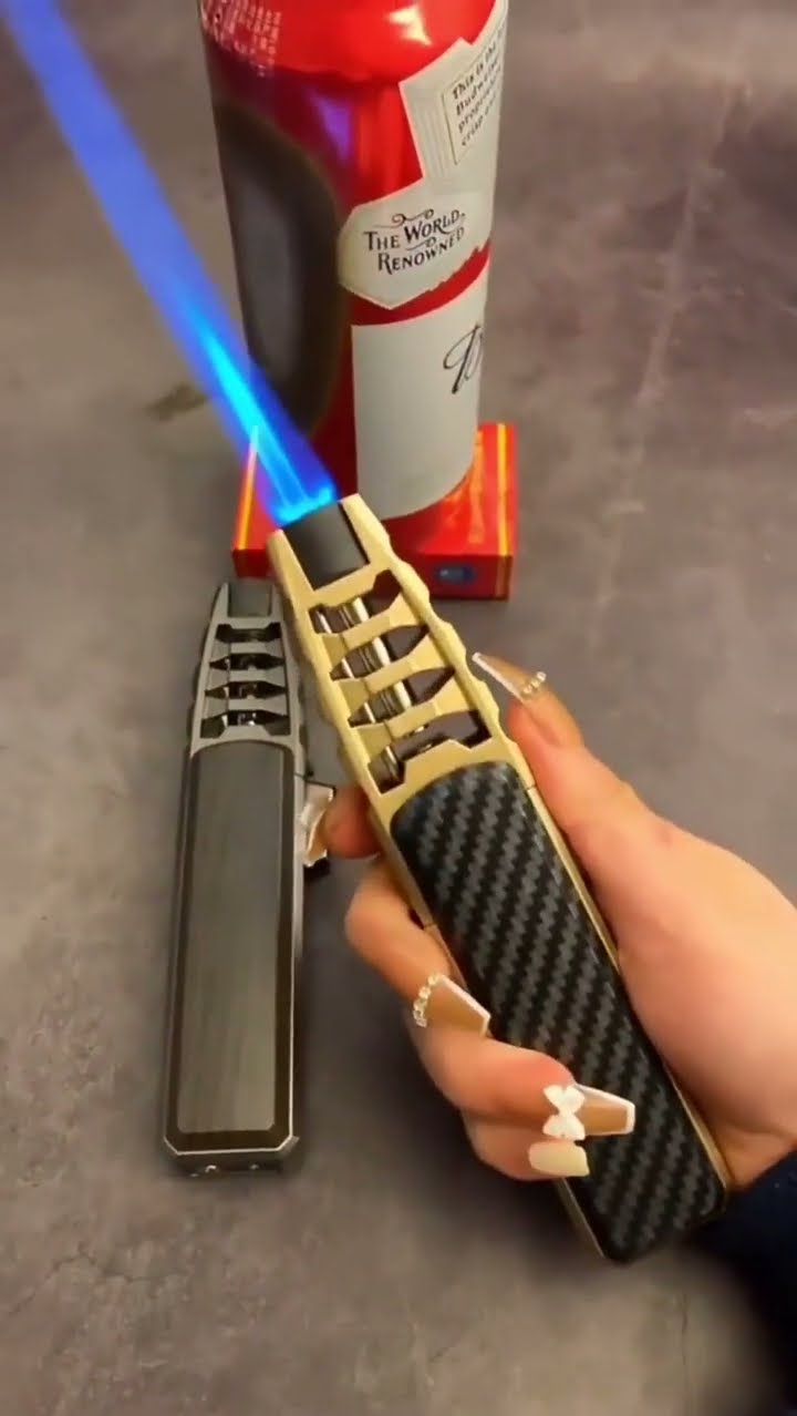 Outdoor Windproof Jet Powerful Turbine Lighter.