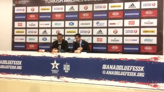 Anadolu Efes - Olympiacos Basın Toplantısı