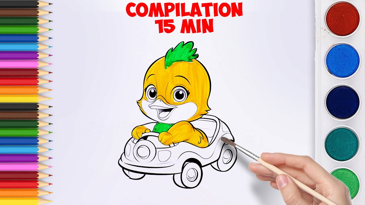 Colorful Picture Drawing | Learning Different Color Names for Children and Toddlers! 🤩🌟