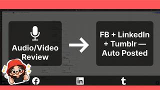 I Built a Workflow That Turns Client Audio Reviews Into Social Posts Automatically (Zapier + AI)