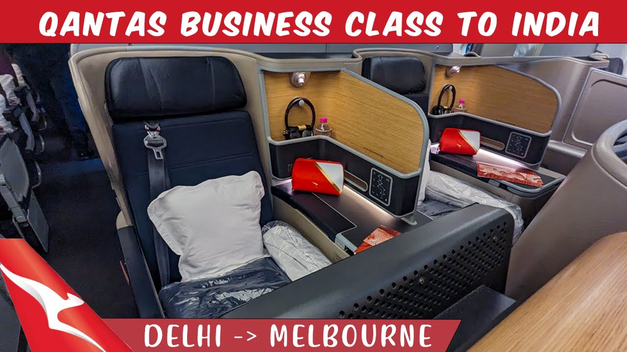 12 часов в бизнес-классе Qantas | Из Дели в Мельбурн