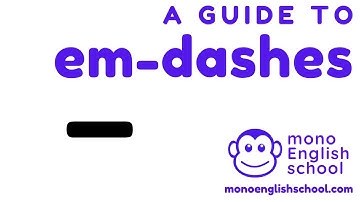 The Em-Dash: A guide to the accurate use of punctuation marks in the English language