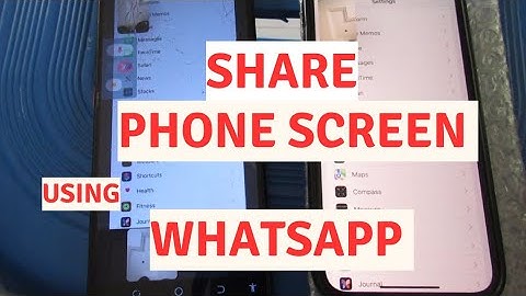 How To Share Your Phone Screen To Someone Using WhatsApp Video Call