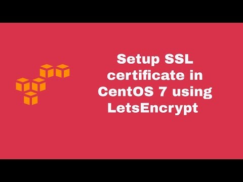 Setup SSL certificate in CentOS 7 using LetsEncrypt