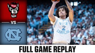 NC State vs. North Carolina Full Game Replay | 2023-24 ACC Men's Basketball