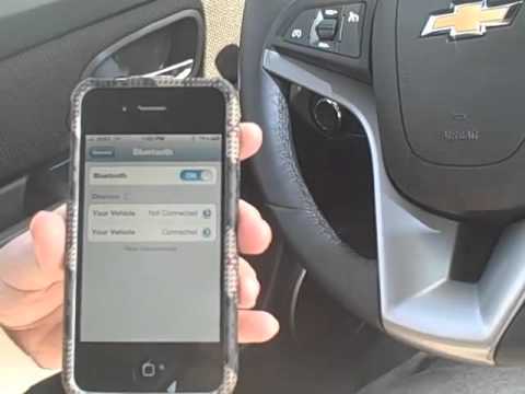 How To: Bluetooth Your IPhone in the 2012 Chevy Cruze - YouTube