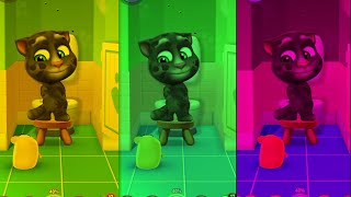 My Talking Tom 2 Cat Games Funny Fails Movement Colors Videos Cartoon Game Different Screens