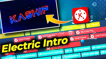 Electric ⚡Title Animation In Kinemastet | Make 3D Intro In Kinemaster | Kinemaster Tutorial