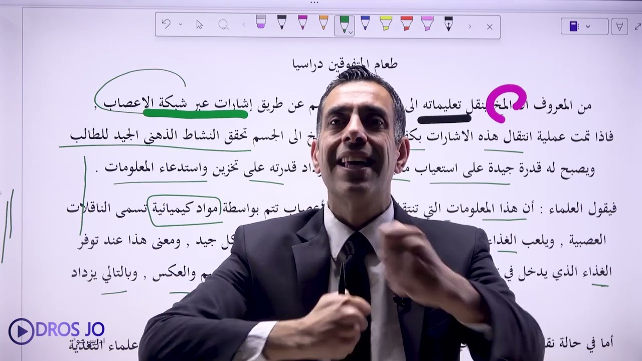 طعام المتفوقين دراسيا