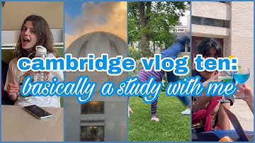 cambridge vlog ten: basically a study with me || conversationswithruby